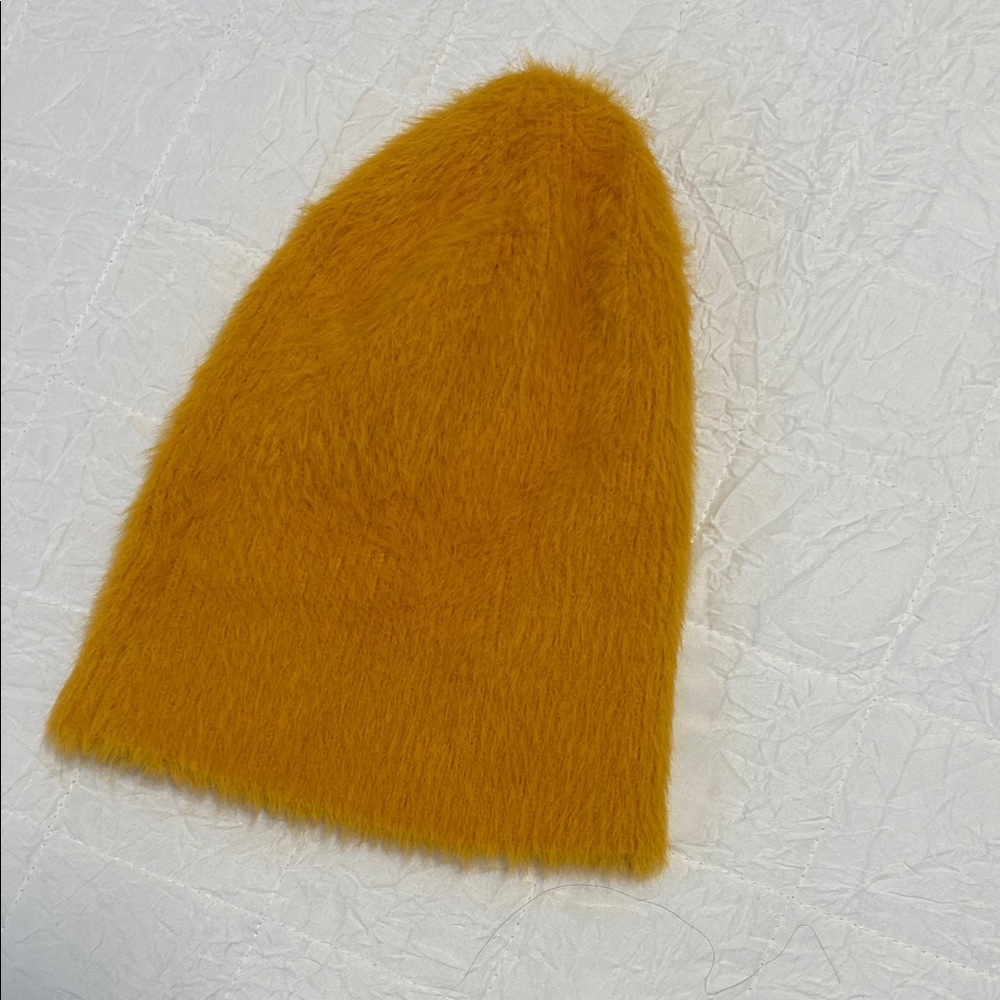 Warm Yellow Knit Beanie